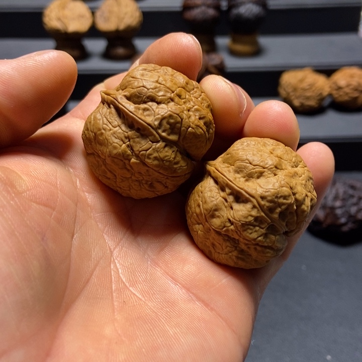 文玩核桃把件B虎头蟾38