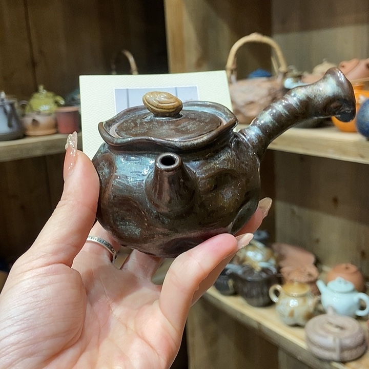 柴烧老岩泥高端茶器