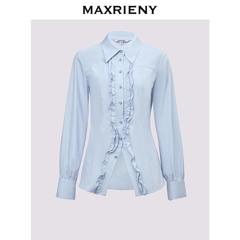 【陈大可专属】MAXRIENY秋上衣衬衫显白