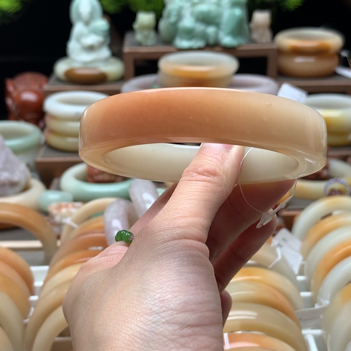 微***暖查罗石合金手镯（开口镯）60