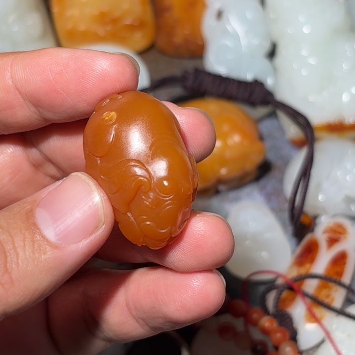 和田玉（白玉）戒指未镶嵌