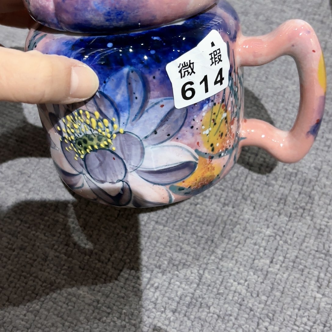 景德镇手绘高温釉下彩陶瓷茶具