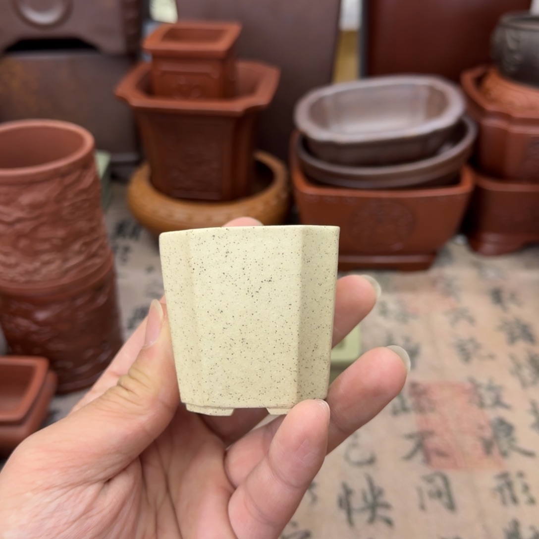 紫砂花盆宜兴紫砂正品4.5x4.5