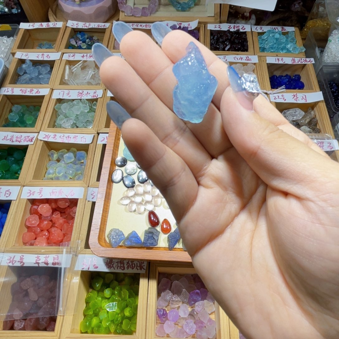 爱****水晶珠宝半成品未镶嵌