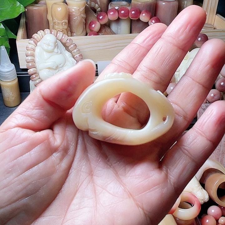 驼骨手串/手链馨*驼骨小吊坠手把