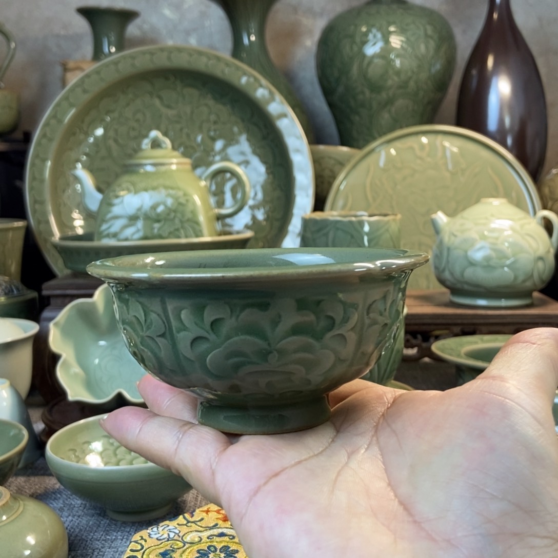 耀州窑福利款手工主人杯