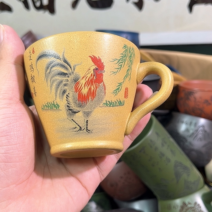 茶杯紫砂全手工紫砂主人杯