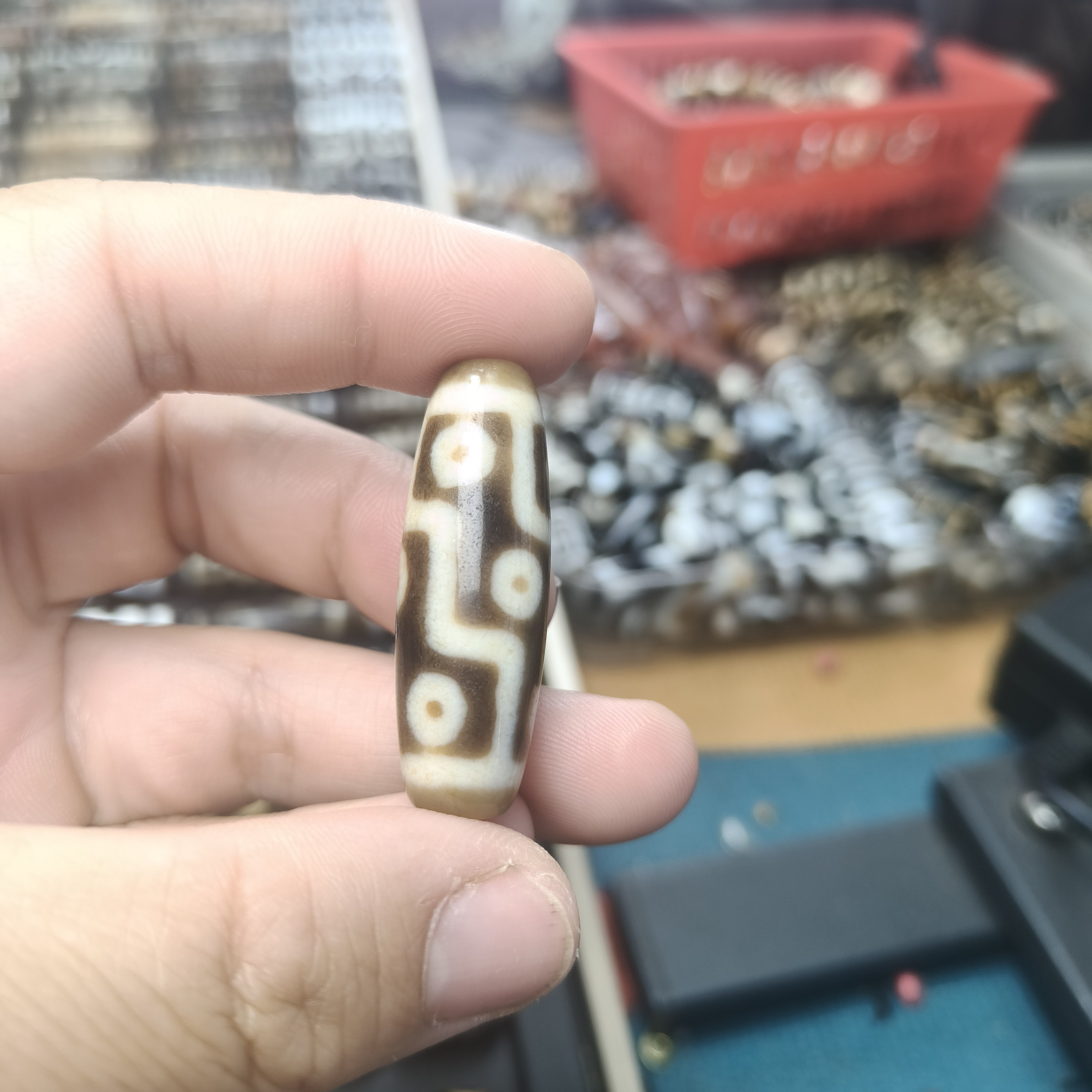 玛瑙玉髓天珠颈饰