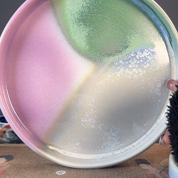 摆件景德柴烧多人茶杯