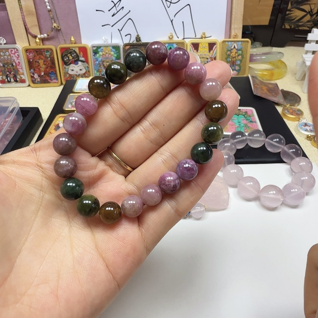 水晶手链未镶嵌碧玺