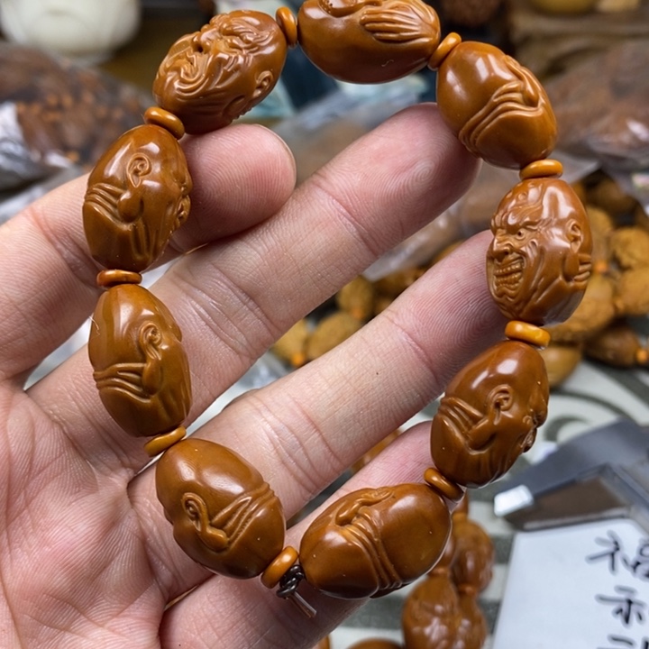 橄榄核手串/手链橄榄核雕工艺手串