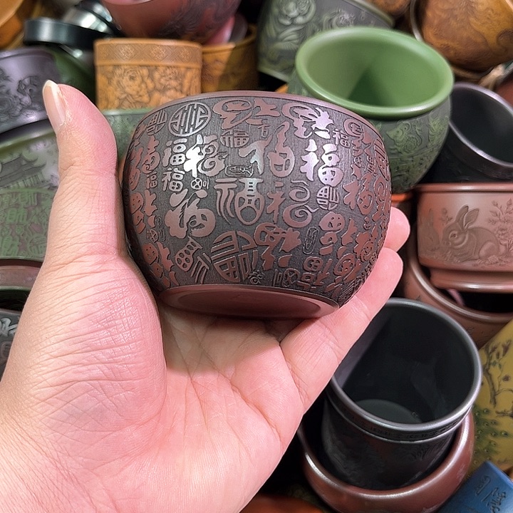 茶杯紫砂全手工紫砂主人杯