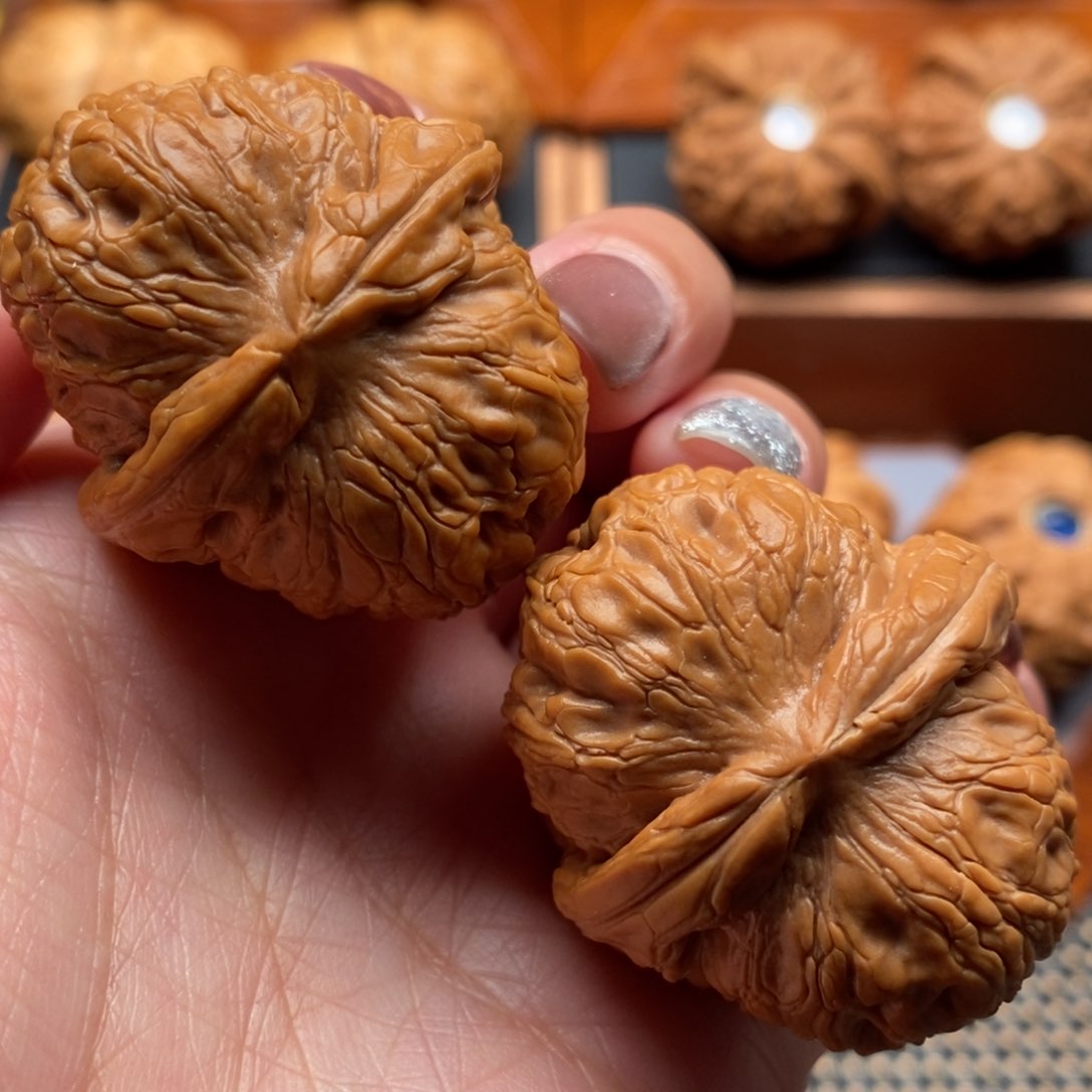 文玩核桃把件39尺寸平谷元宝 全