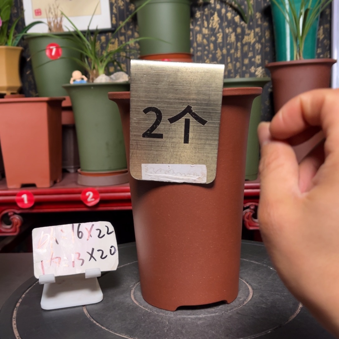 紫砂花盆紫砂花盆