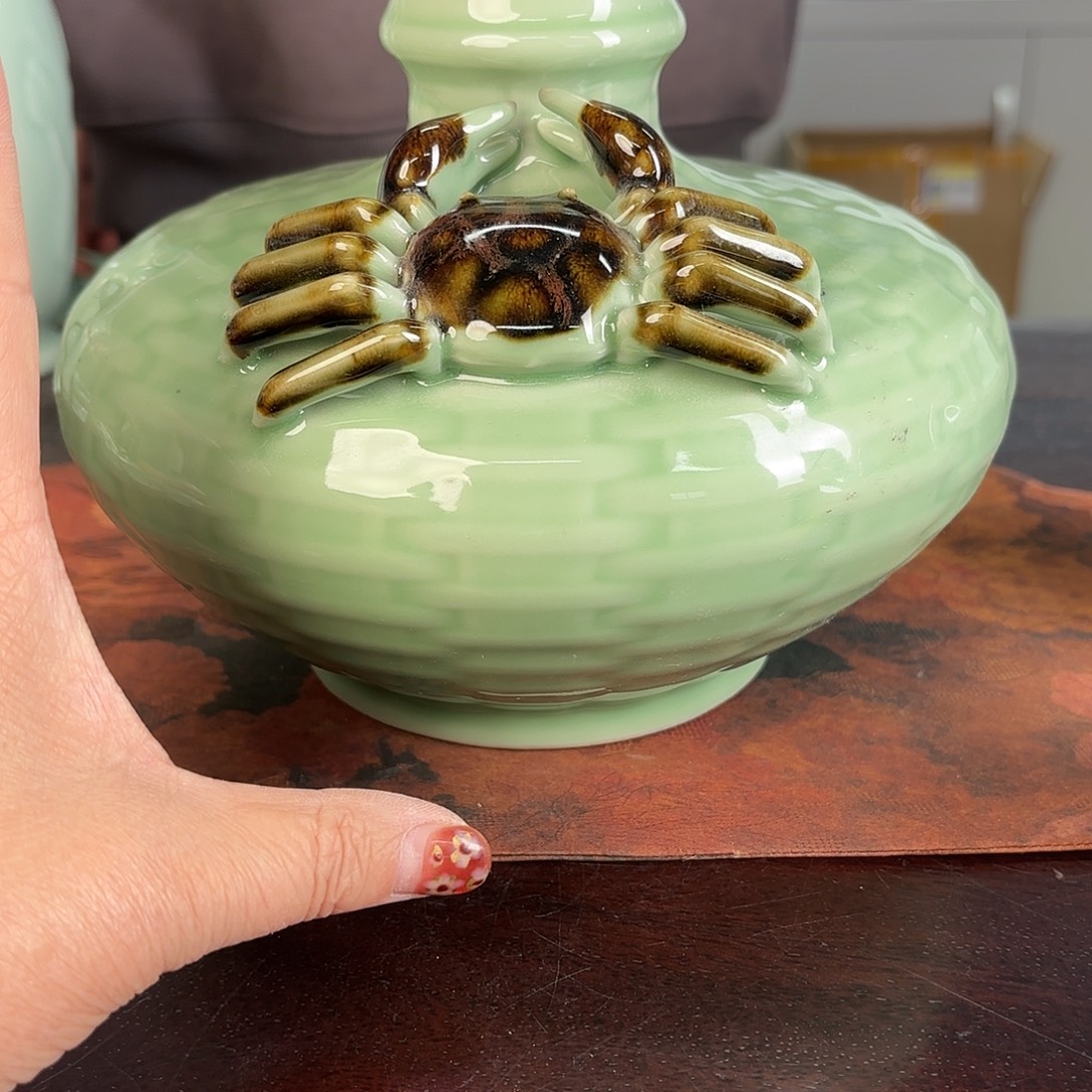 龙泉云间青瓷小米茶器