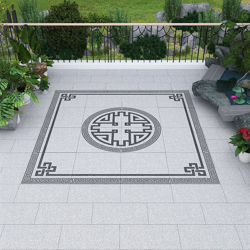 1.8厚庭院地砖别墅室外拼花2.4x2.4米石英砖花园拼图防滑院子地砖