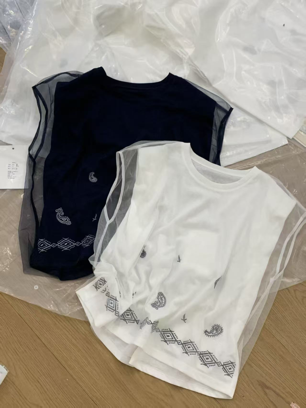 Wtt-1752夏季新款韩版气质百搭圆领无袖