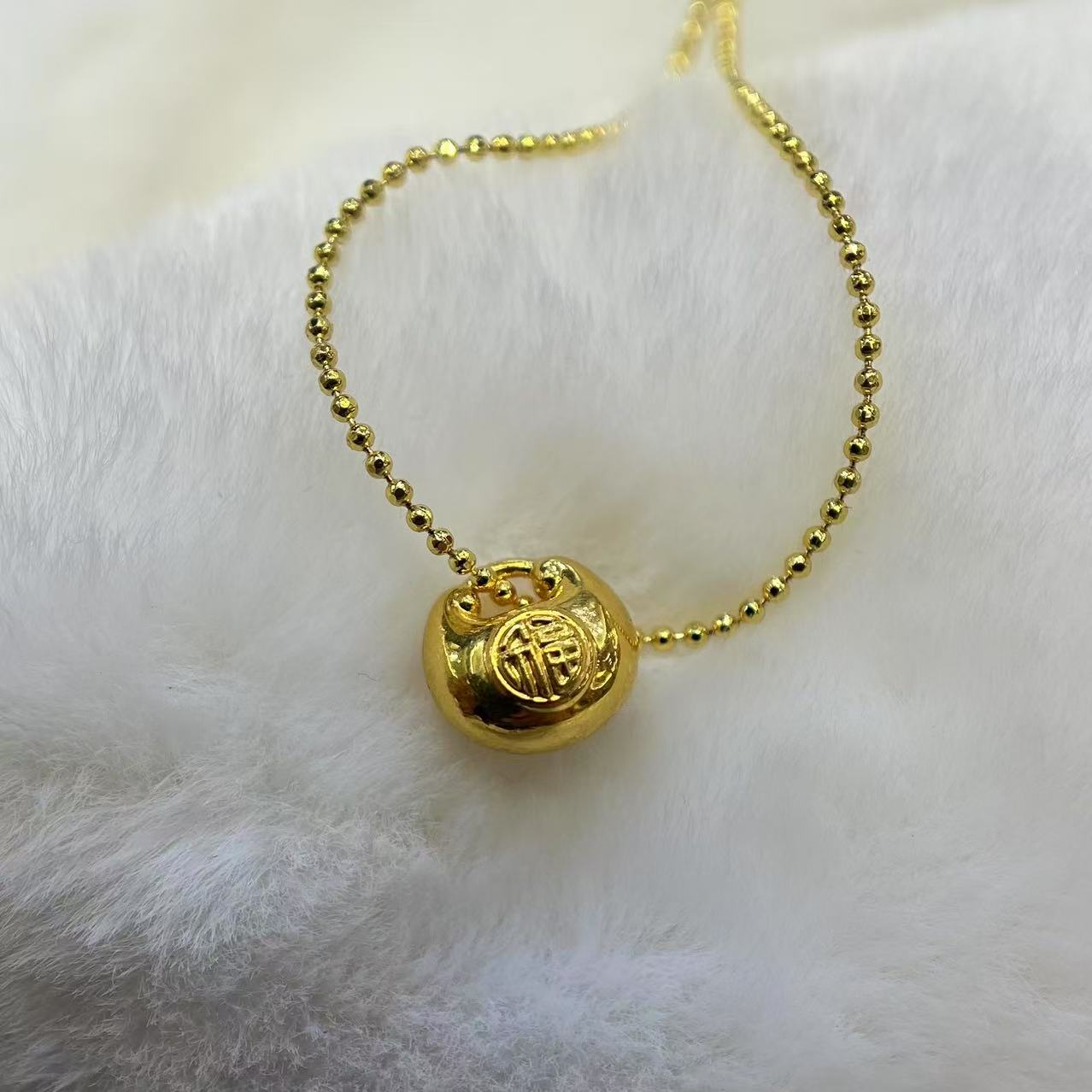 足金999小胖福吊坠FG333