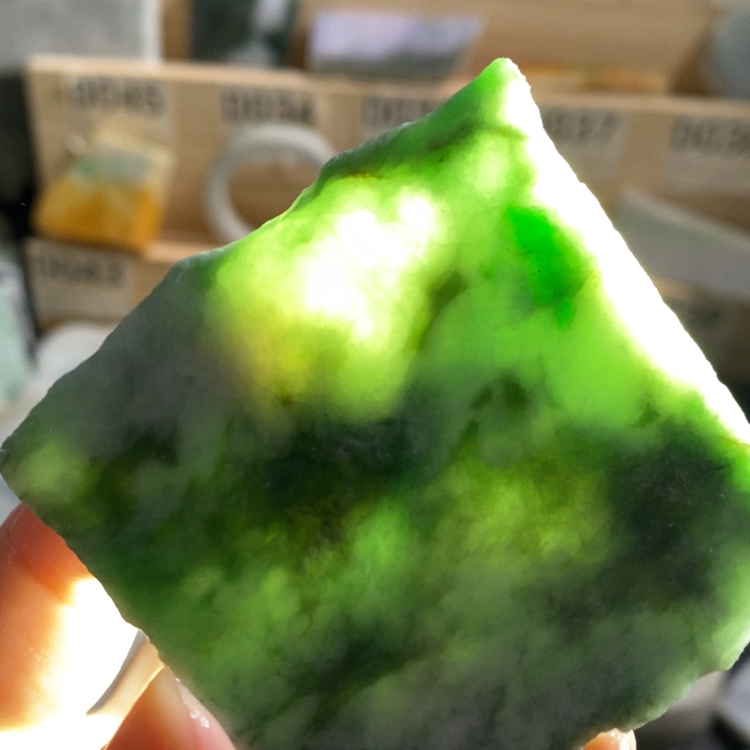 颈饰未镶嵌翡翠天然翡翠