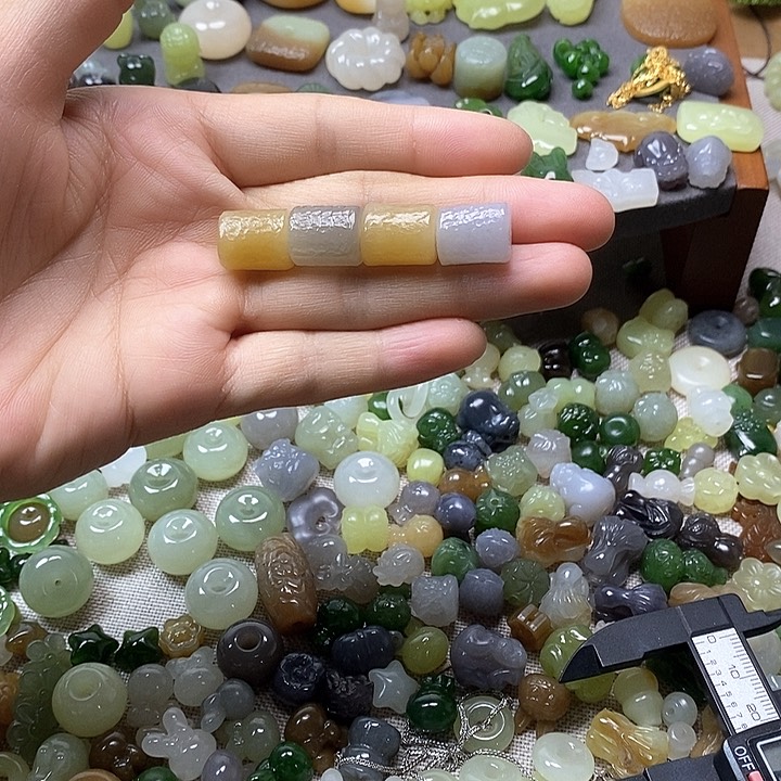 未镶嵌和田玉挂件桶珠98一个多样性发其一