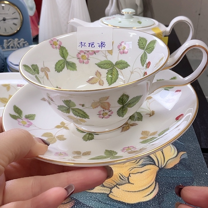紫砂欧瓷五德咖啡杯瑕疵