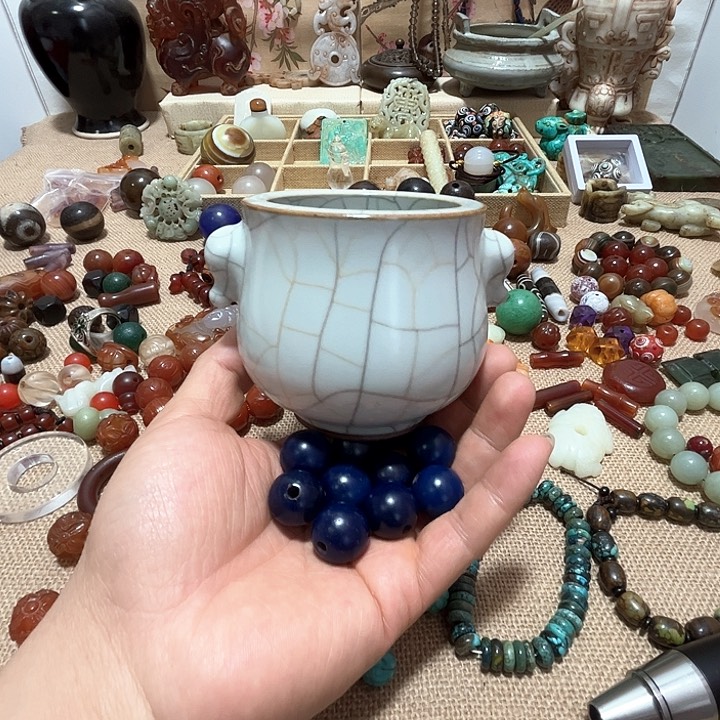 摆件用****2瓷器老物件摆件手工