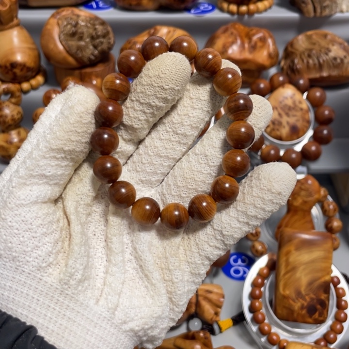 忘***川柏木太行崖柏香料黑油，精挑1.2手串，