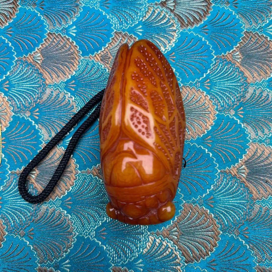 【器物炎灵 】知了手把件（不带礼盒）