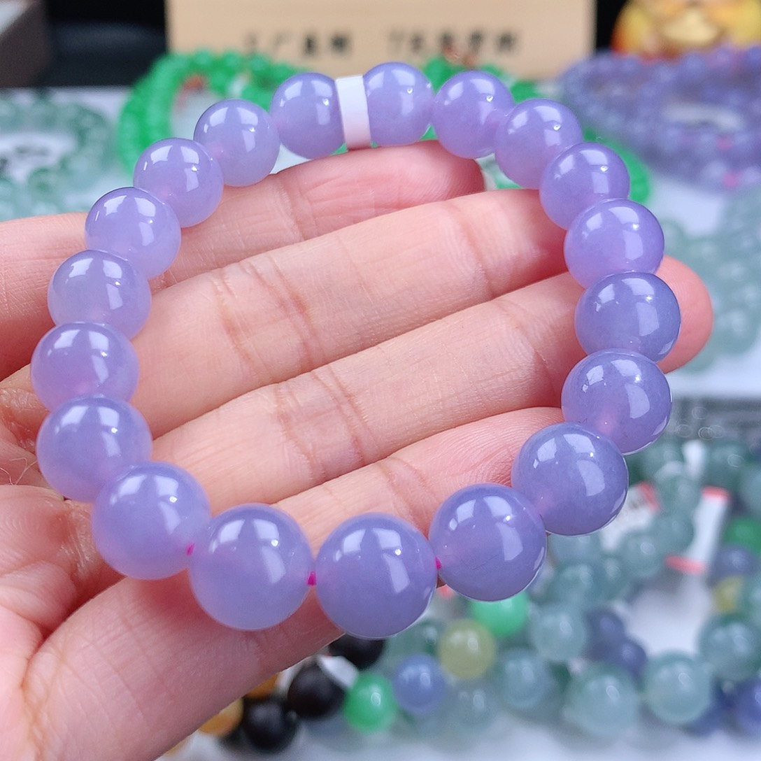 翡翠手链未镶嵌卡10mm