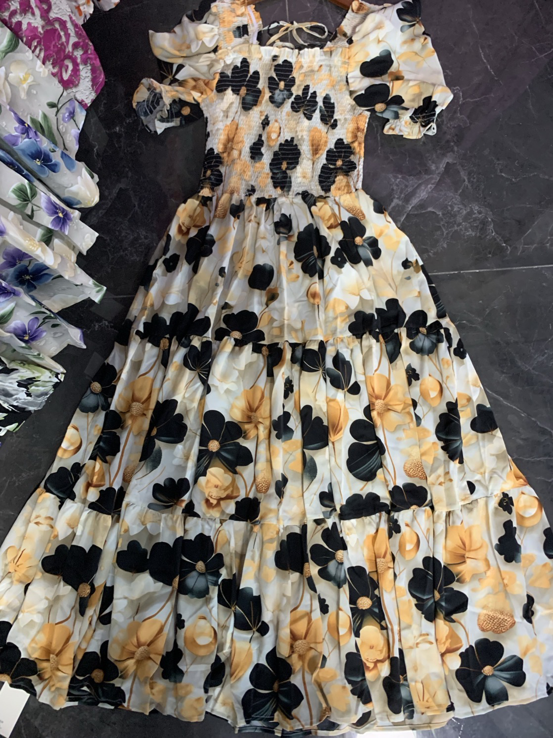 新品孤品 024碎花大摆裙 度假裙