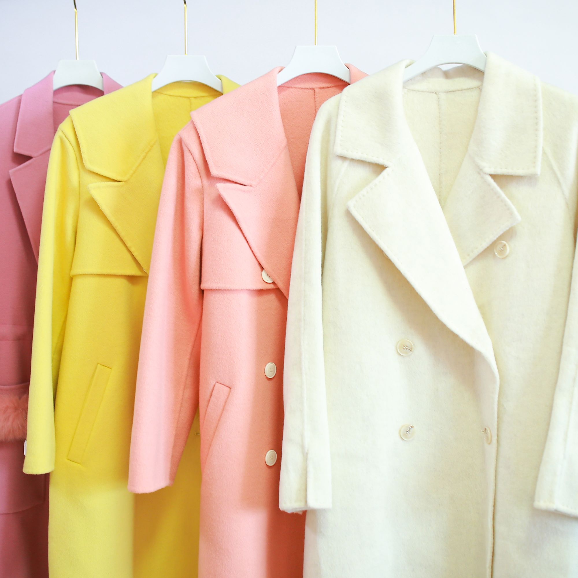 {Q691-Q700}春秋冬季女装百搭时尚气质短款韩版加厚显瘦外套毛呢