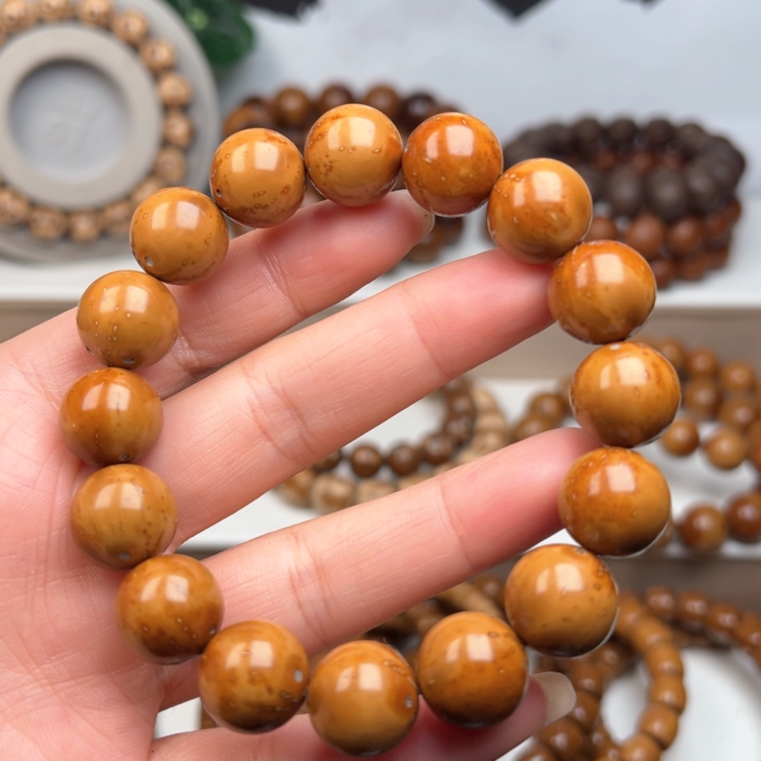 紫金鼠手串一*14光珠手串