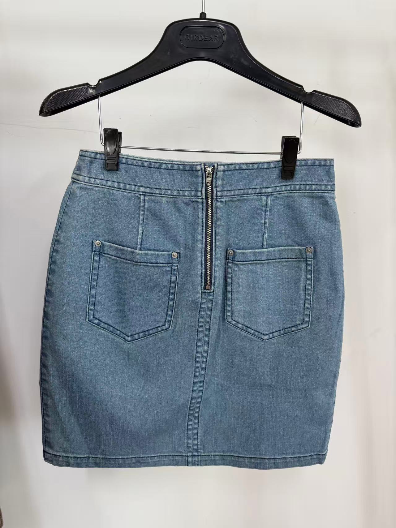 不支持退换  经典百搭时尚款牛仔半裙1001-200160