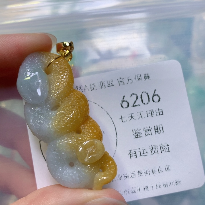 翡翠颈饰未镶嵌翡翠