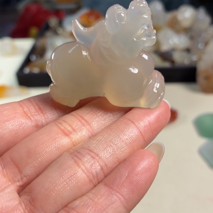 玛瑙/玉髓未镶嵌吊坠(不含链)