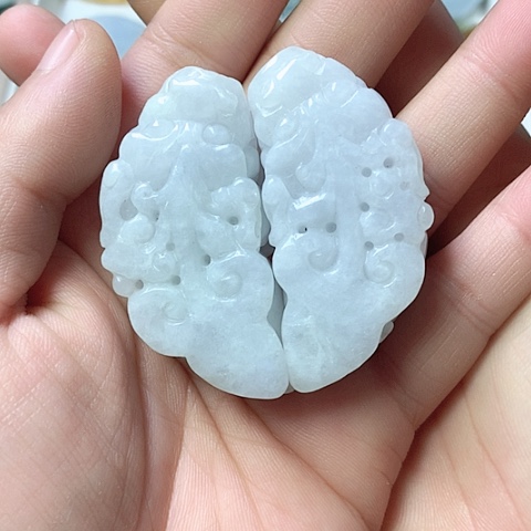 翡翠颈饰未镶嵌天然缅甸翡翠a货