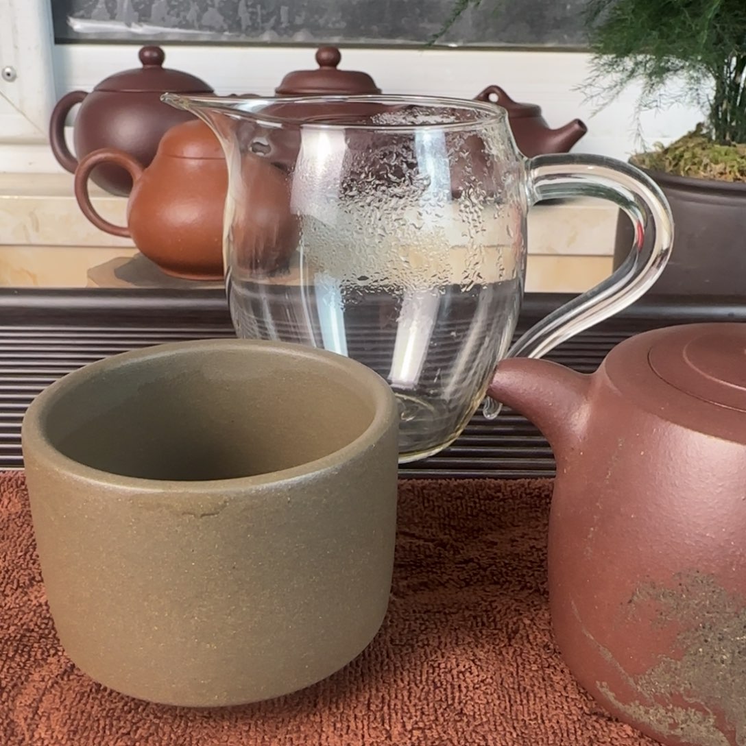 紫砂茶壶宜兴紫砂井栏底漕青精工半手