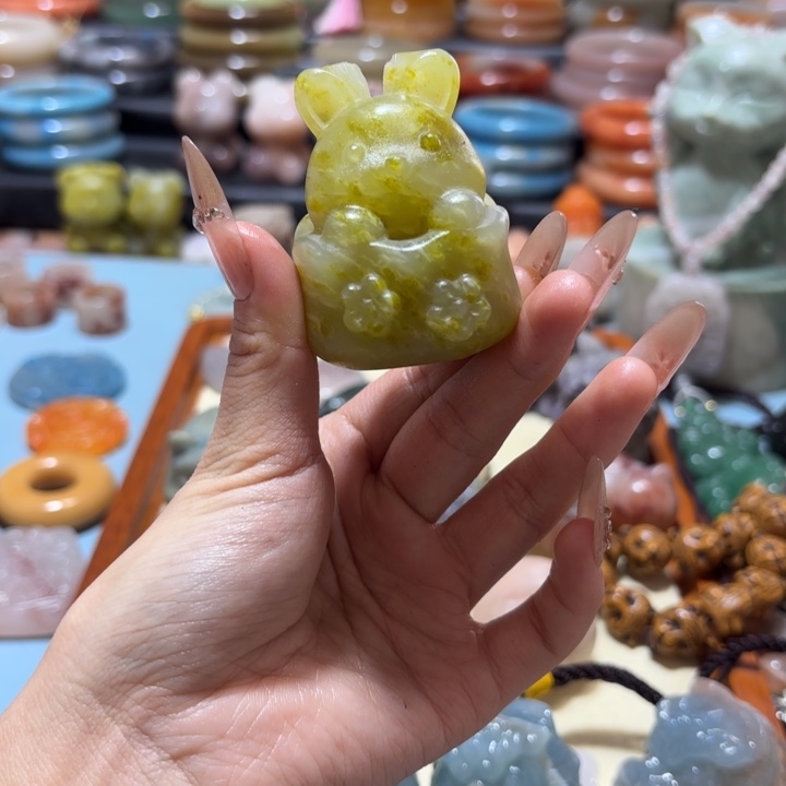 石英岩玉合金手链