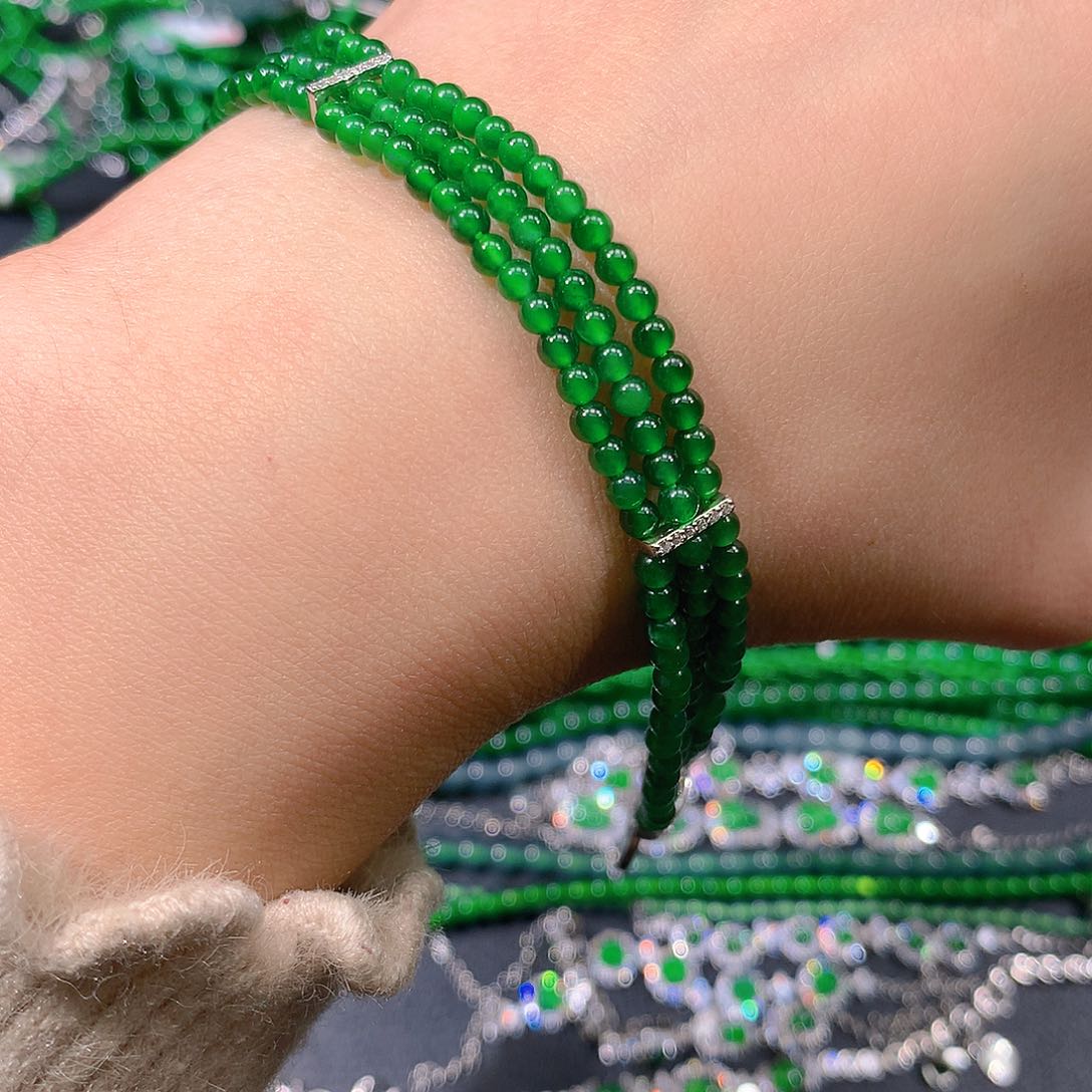 翡翠戒指未镶嵌天然翡翠