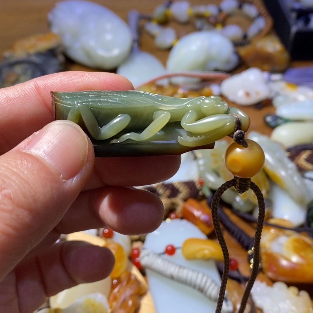 和田玉颈饰未镶嵌勿*我