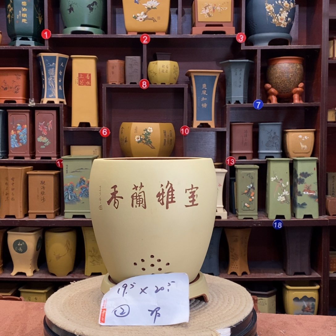 紫砂花盆紫砂花盆