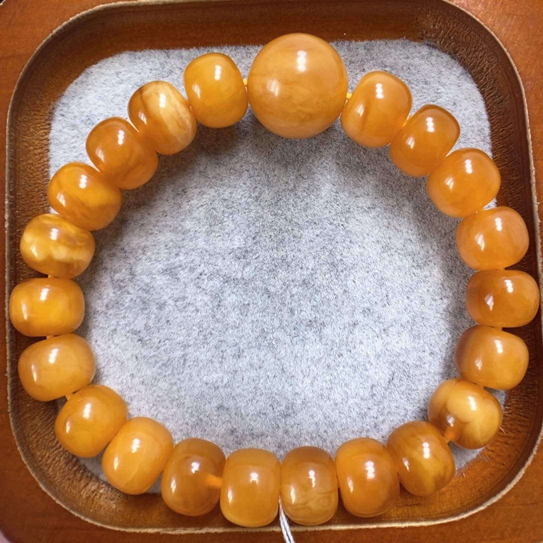 蜜蜡手串未镶嵌蜜蜡