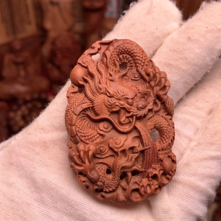 檀香木其他老山檀手把件奶香