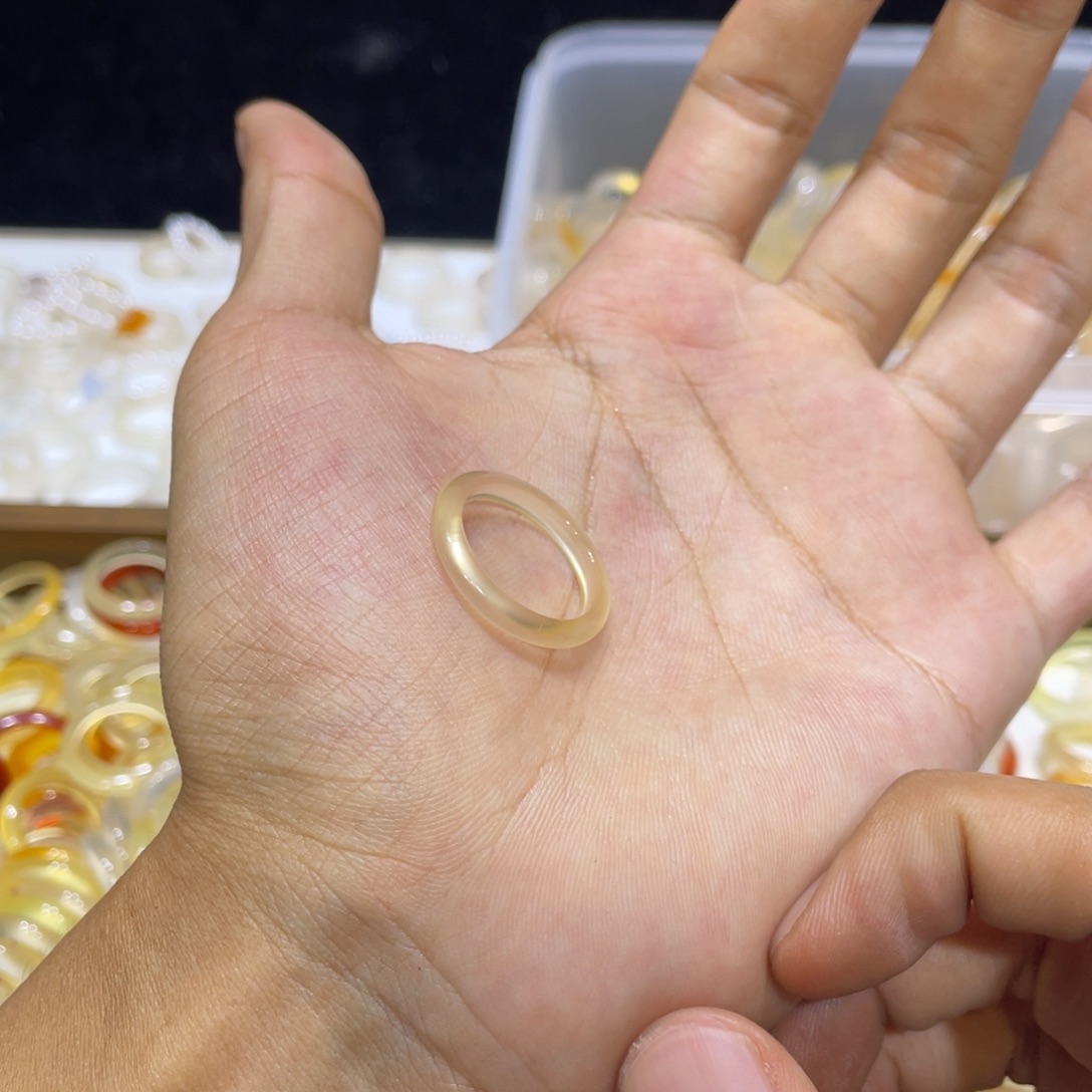 玛瑙/玉髓未镶嵌戒指211号港17