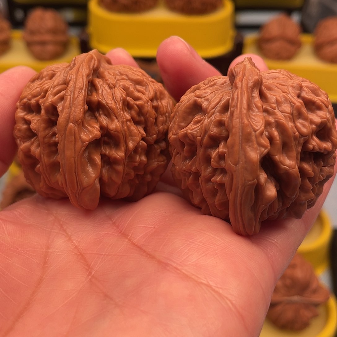 吊坠文玩核桃与**舞四座楼43