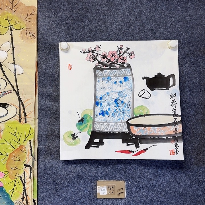 国画国画花鸟画作品