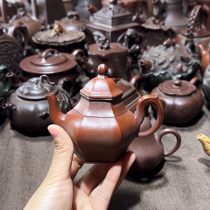 泥塑郭*成紫砂壶茶具壶