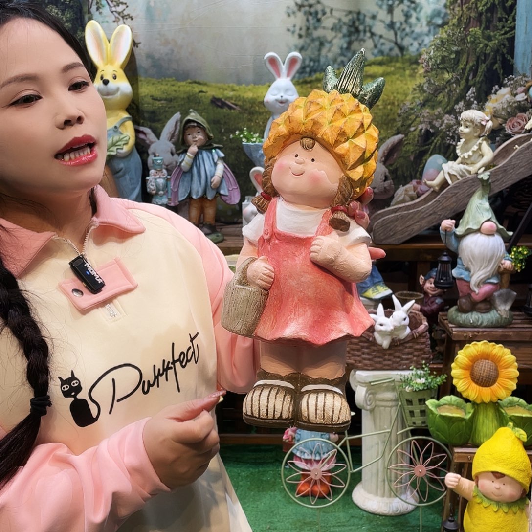 摆件花园摆件红红火火