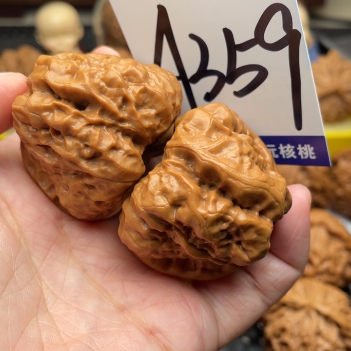 桃核把件蛤蟆头42