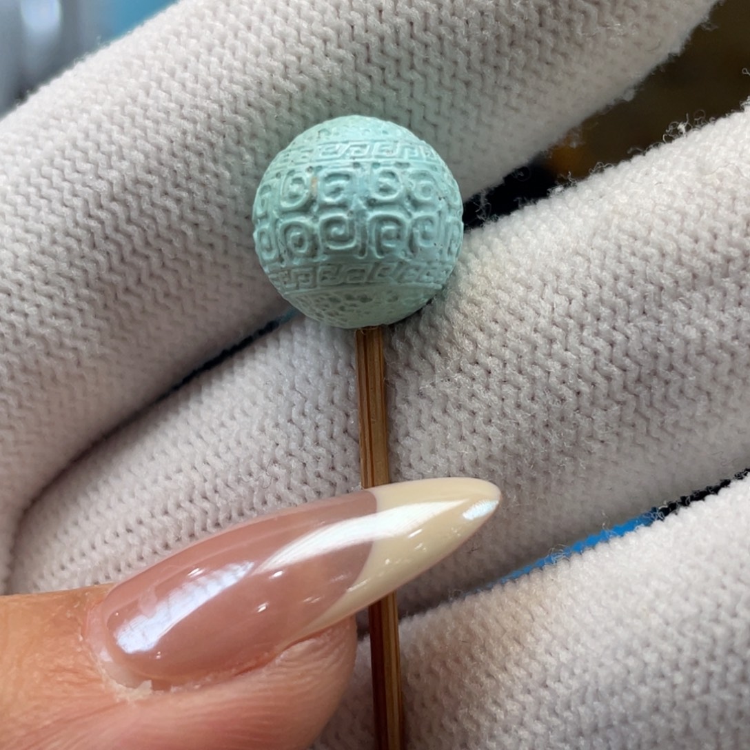 绿松石未镶嵌挂件